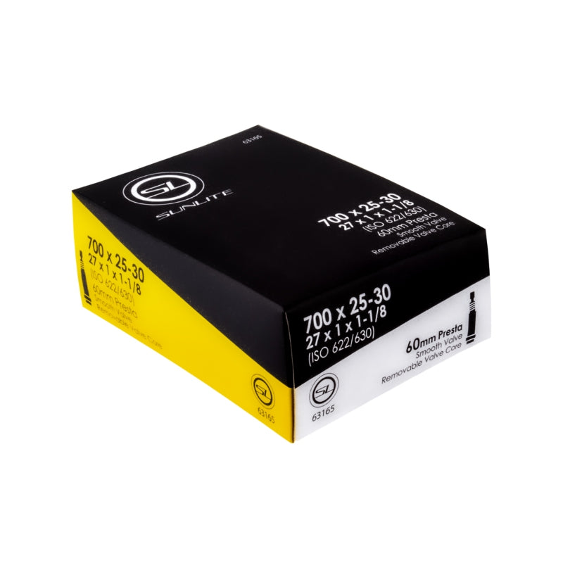 TUBE SUNLT 700x25-30 PV60/SMTH/RC 27x1x1-1/8 FFW25mm