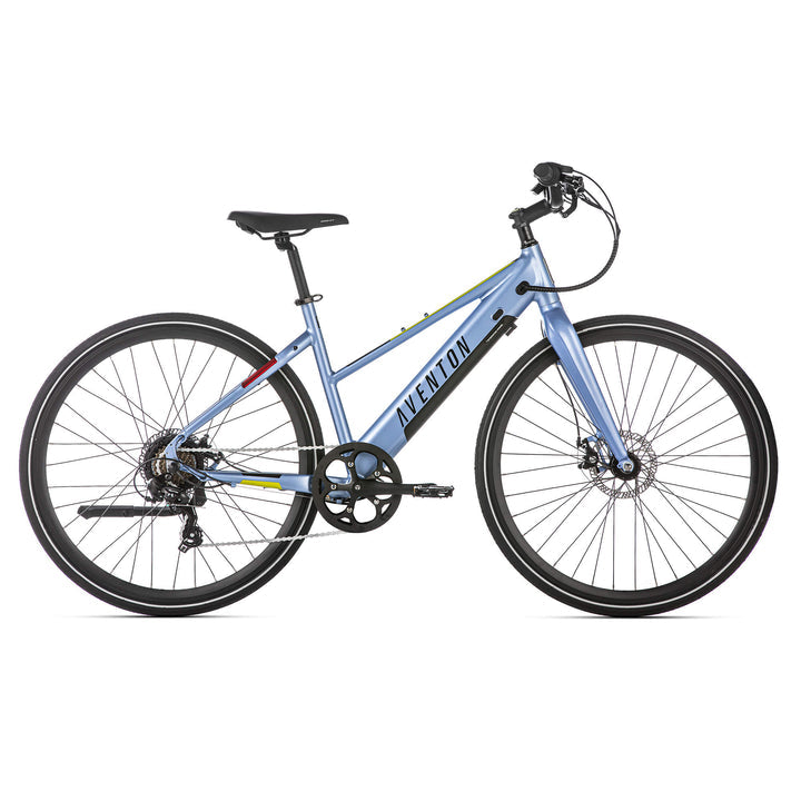 AVENTON Soltera 7 Speed Step-Through Lightweight City E-Bike