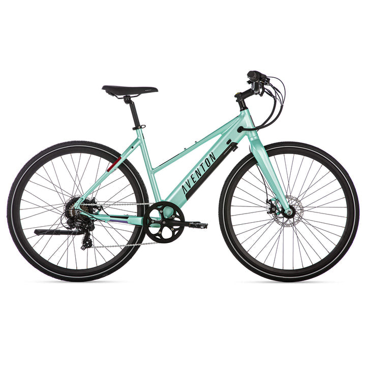 AVENTON Soltera 7 Speed Step-Through Lightweight City E-Bike