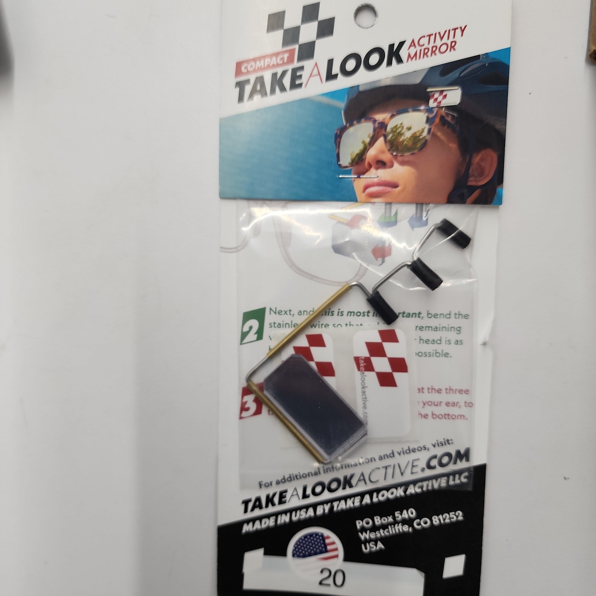 MIRROR TAKE A LOOK COMPACT F/EYEGLASSESAND VISORS ONLY